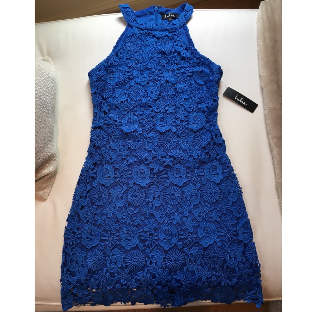 Lulu’s Blue Lace Dress